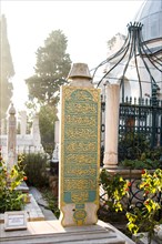 Art in stone of Ottomantime tomb in cemetery