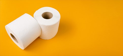 Two rolls toilet paper. Resolution and high quality beautiful photo