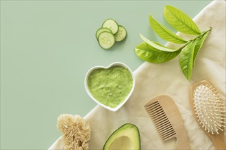 Composition spa treatment cucumber cream