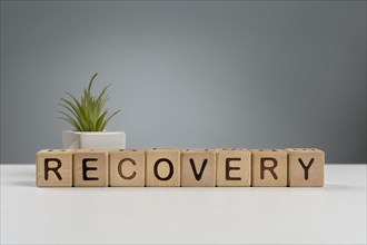 Recovery economy message. Resolution and high quality beautiful photo