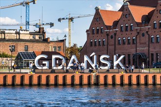 Gdanks town sign