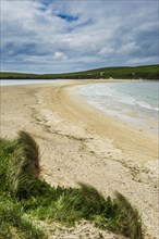 White sand beach of St Ninians isle