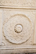 Ottoman marble carving art in detail