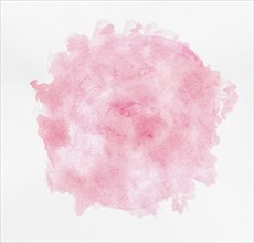 Watercolor copy space circular pink paint. Resolution and high quality beautiful photo