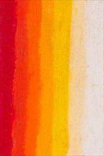 Rainbow colors are painted as stripes