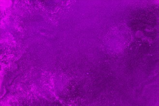 Foamy texture purple colored liquid