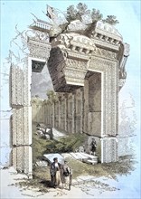 Entrance to the Temple of Jupiter in Baalbek