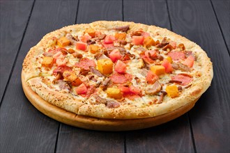 Pizza with pumpkin