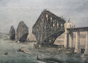 Construction of The Forth Bridge