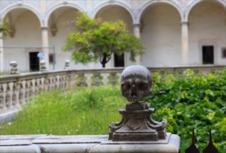 Cemetery of the monks in the cloister Chiostro Grande