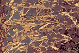Ebru marbling handmade art