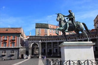 Equestrian statue of Charles III Piazza del Plebiscito