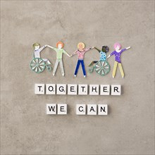 Together we can help concept. Resolution and high quality beautiful photo