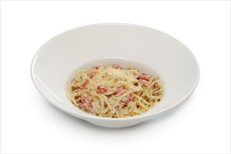 Layout for menu. Pasta with smoked sausage and cheese
