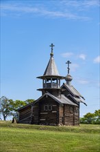 Little church on a field