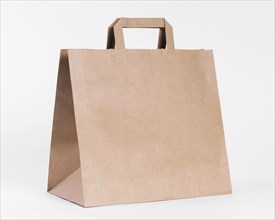 Simple paper carrier bag shopping. Resolution and high quality beautiful photo