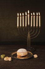 Hanukkah snack symbols table