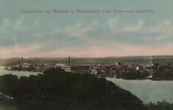 Panorama of Malchow in Mecklenburg