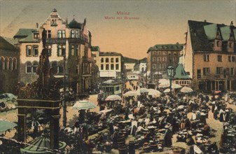 Market place in Mainz
