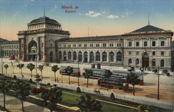 Railway station in Mannheim