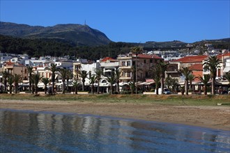 The city beach of the port city of Rethymno
