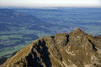 View from Nebelhorn to Entschenkopf