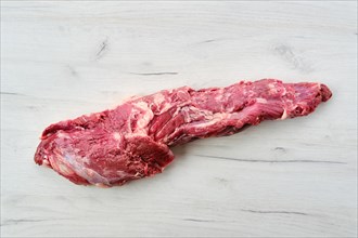Raw fresh beef whole tenderloin