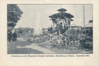 Remembrance of the General German Horticultural Exhibition in Mainz in September 1901