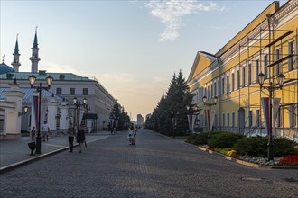 Majestic houses in the Kremlin of the Unesco site