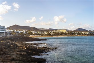 View of the resort town named Costa Teguise