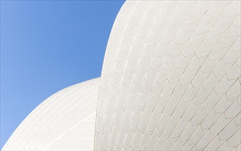 Sydney Opera House roof detail in Australia