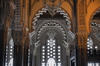 Light entering through interior door and window