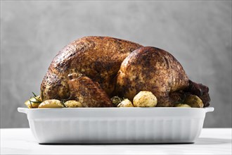 Delicious roasted turkey tray