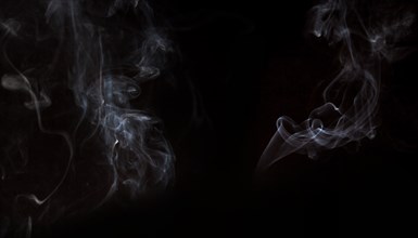 Smoke effect black background. Resolution and high quality beautiful photo