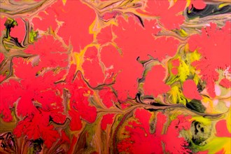 Ebru marbling handmade art