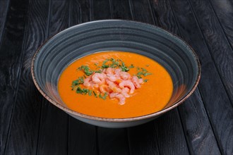 Shrimp and tomato soup
