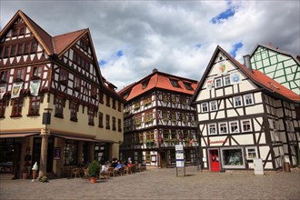 Half-timbered houses in the old town
