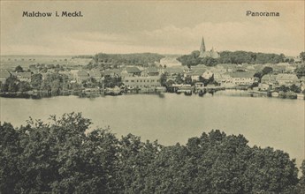 Panorama of Malchow in Mecklenburg