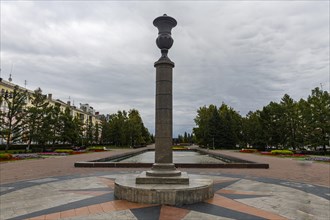 Obelisk in the Veteran park