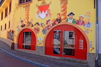 Mural of the stars of carnival