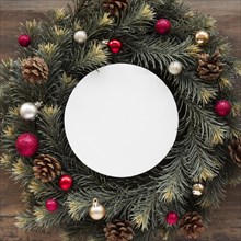 Tablet christmas wreath. Resolution and high quality beautiful photo