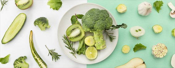 Concept healthy eating broccoli