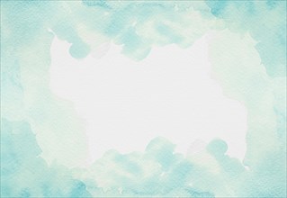 Watercolor copy space light blue paint. Resolution and high quality beautiful photo