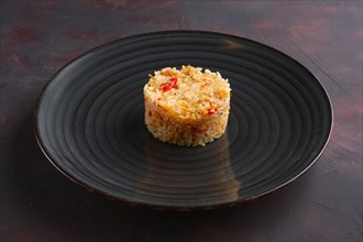 Risotto with bell pepper and sun dried tomato