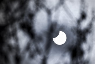 Partial solar eclipse on 25. 10. 2022