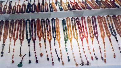 Set of praying beads of various colors
