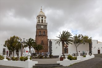 Plaza de la Constitucion with church Iglesia de Nuestra Senora de Guadalupe