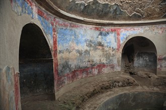Detail of the Stabian Baths