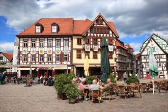 Half-timbered houses in the old town