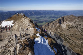 View of the Allgaeu Alps from the Nebelhorn
